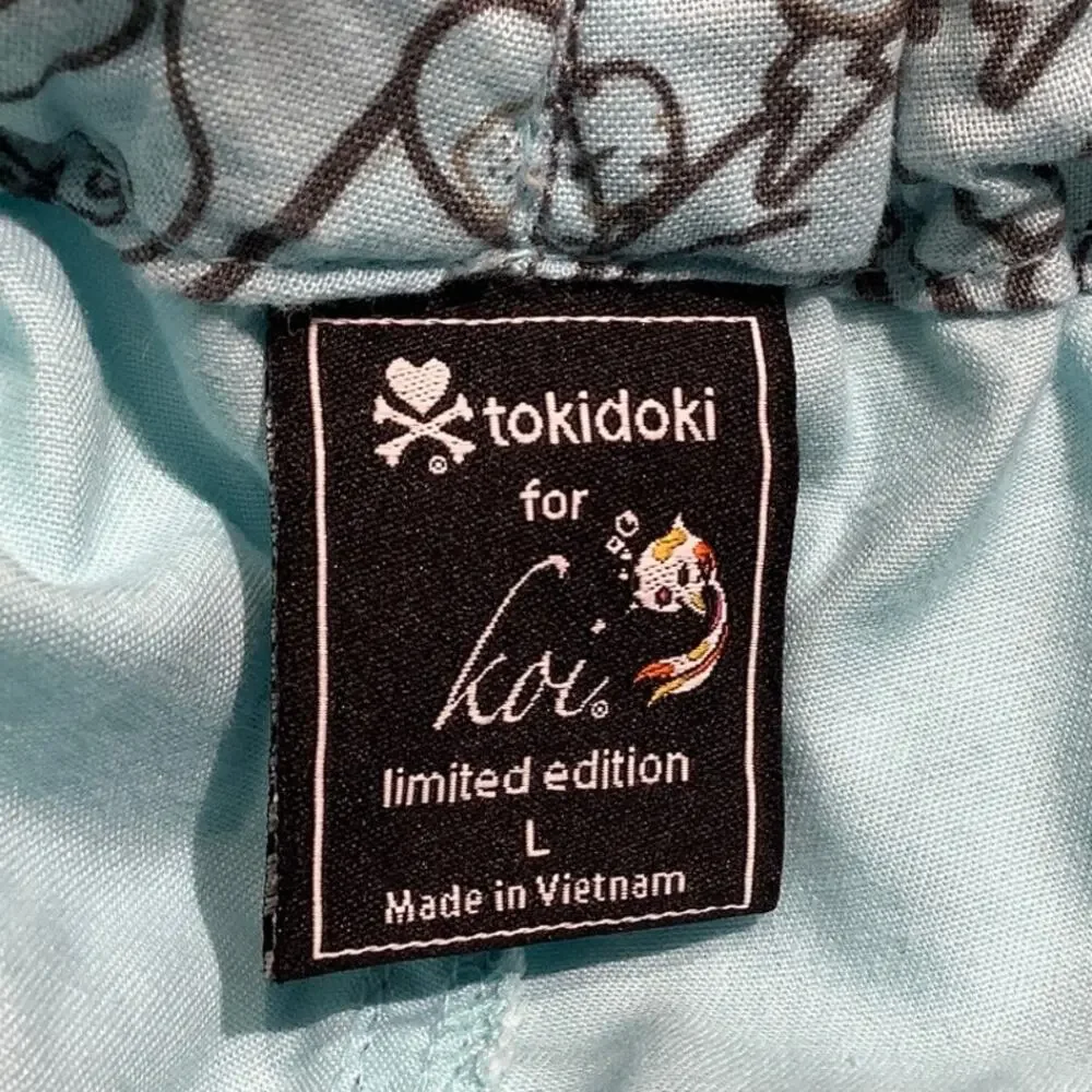 Tokidoki Koi Scrub Nursing Pants Women’s Large — Medical, Utility, Comfort - Picture 3 of 8